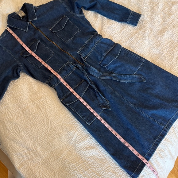 J. Crew Denim Utility Dress 6 NWT NEW - Picture 6 of 10